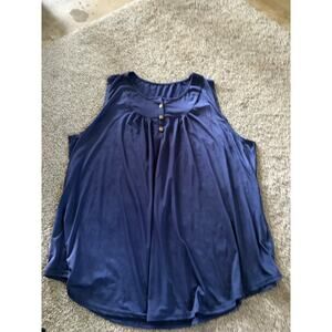 Womens 5x navy tank
